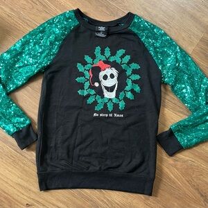 Disney Black and Green Nightmare Before Christmas Top